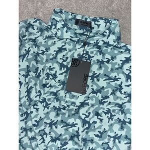G/FORE Patterned Golf Polo Shirt, S